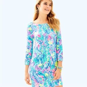 lily pulitzer sophie dress multi mermaids cove size xs